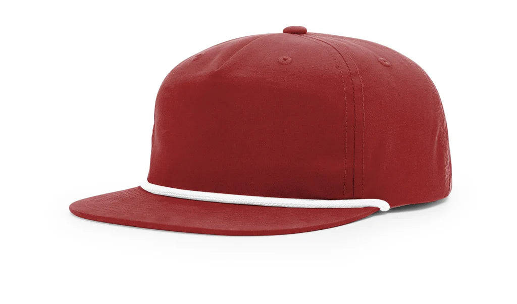 Richardson Umpqua Rope Hat – Cardinal/White - Customized with Your Logo