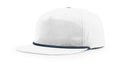 Richardson 256 Umpqua Rope Hat – White/Light Navy - Customized with Your Logo
