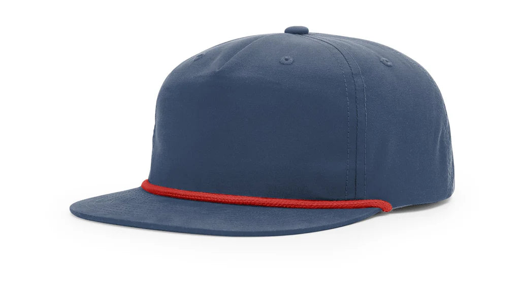 Richardson Umpqua Rope Hat –  Navy/Red - Customized with Your Logo