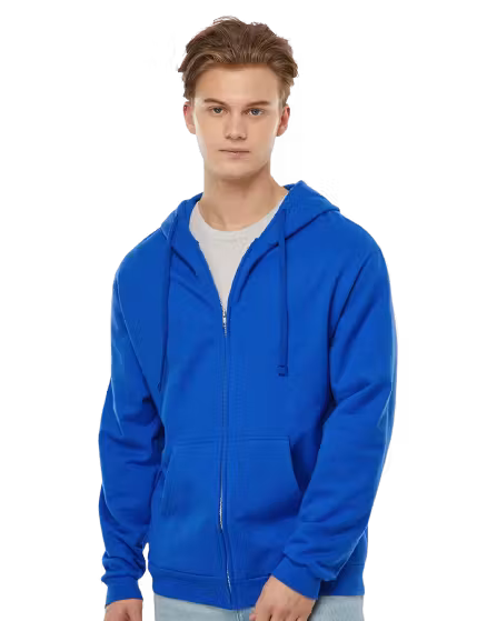 Tultex 0331TC - Unisex Fleece Zip Hoodie- Custom Logo - 4" LEFT CHEST PRINT