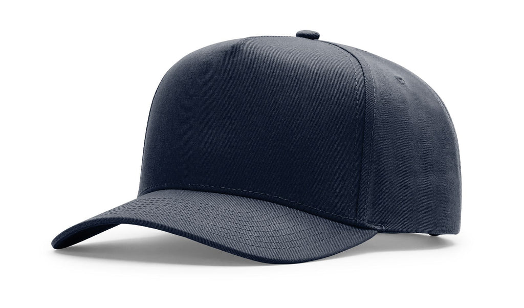 Richardson 323FPC Full Fabric 5 Panel Champ Hat – Navy - Customized with Your Logo