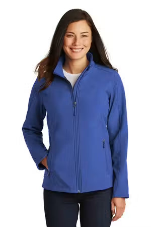 Port Authority L317 - Women's Core Soft Shell Jacket - Custom Logo - 4" LEFT CHEST EMBROIDERY