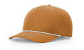 Richardson 355 Laser Perf Performance Rope Hat – Clay/White-Black - Customized with Your Logo