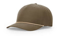 Richardson 355 Laser Perf Performance Rope Hat – Dark Loden/Tannin-Grey - Customized with Your Logo