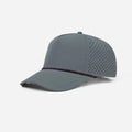 Foremost 6526P - 5 Panel Laser Performance Rope Hat – Charcoal Grey K103-19 - Customized with Your Logo