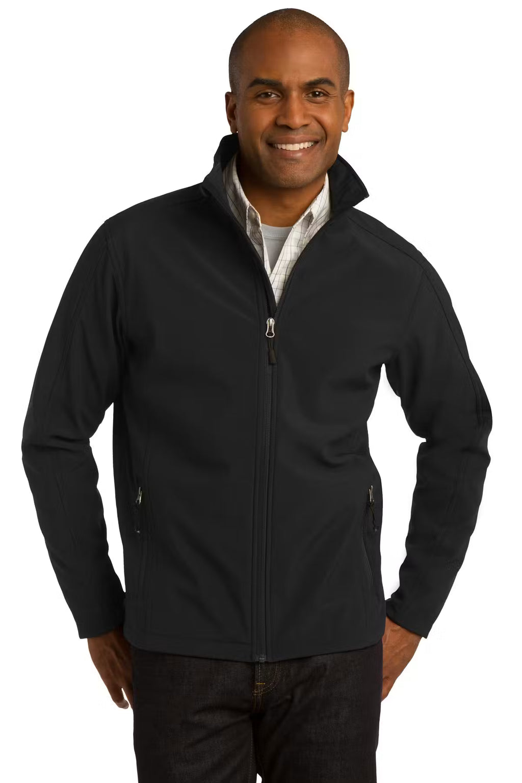 Port Authority J317 - Unisex Core Soft Shell Jacket - Custom Logo - 4" LEFT CHEST EMBROIDERY