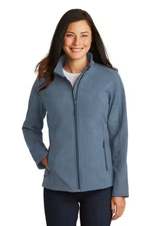 Port Authority L317 - Women's Core Soft Shell Jacket - Custom Logo - 4" LEFT CHEST EMBROIDERY