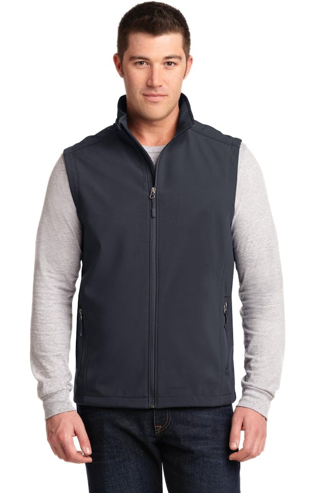 Port Authority J325 - Unisex Core Soft Shell Vest  - Custom Logo - 4" LEFT CHEST EMBROIDERY (Copy)