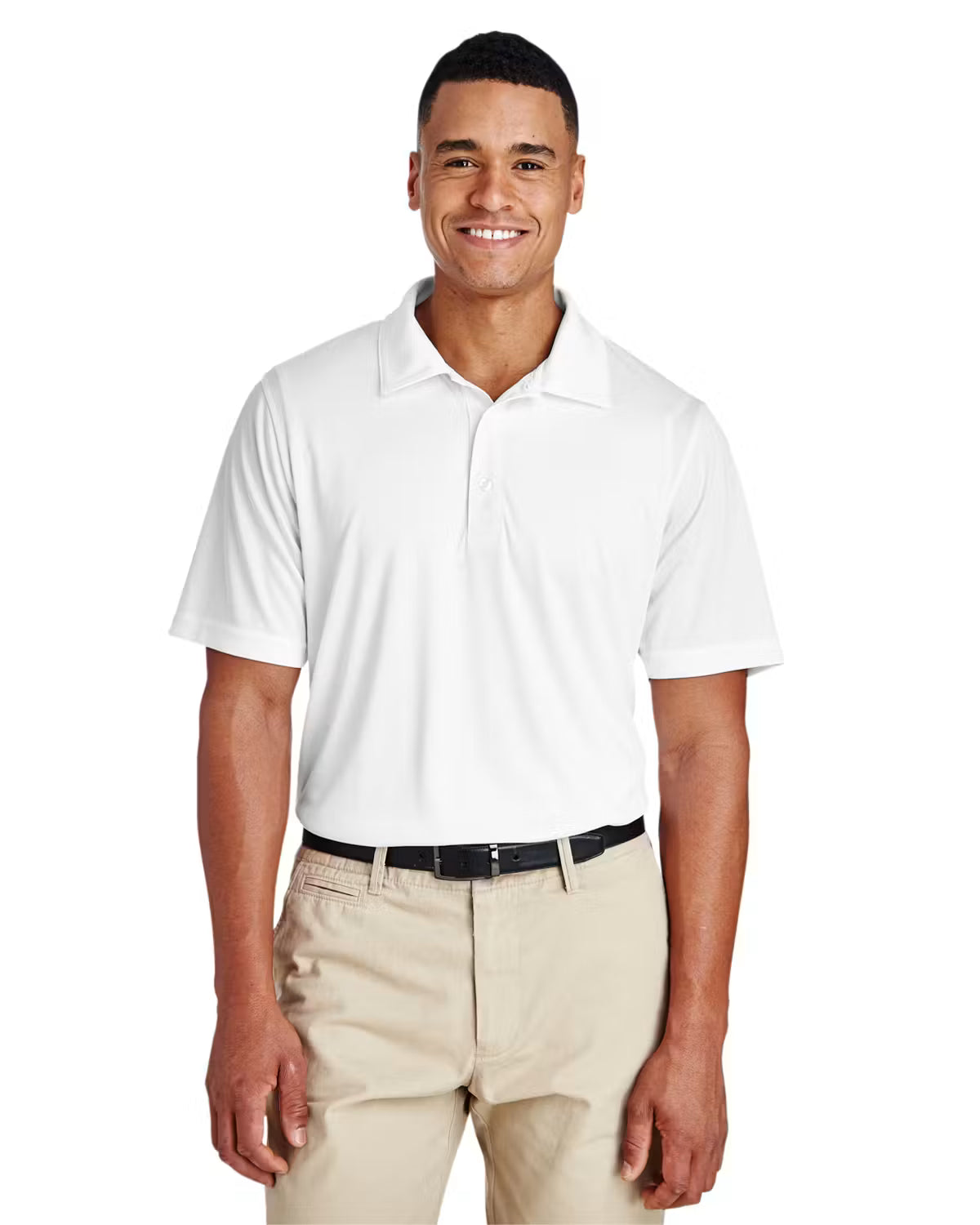 Team 365 TT51 - Men's Zone Performance Polo - Custom Logo - 4" LEFT CHEST EMBROIDERED (Copy)