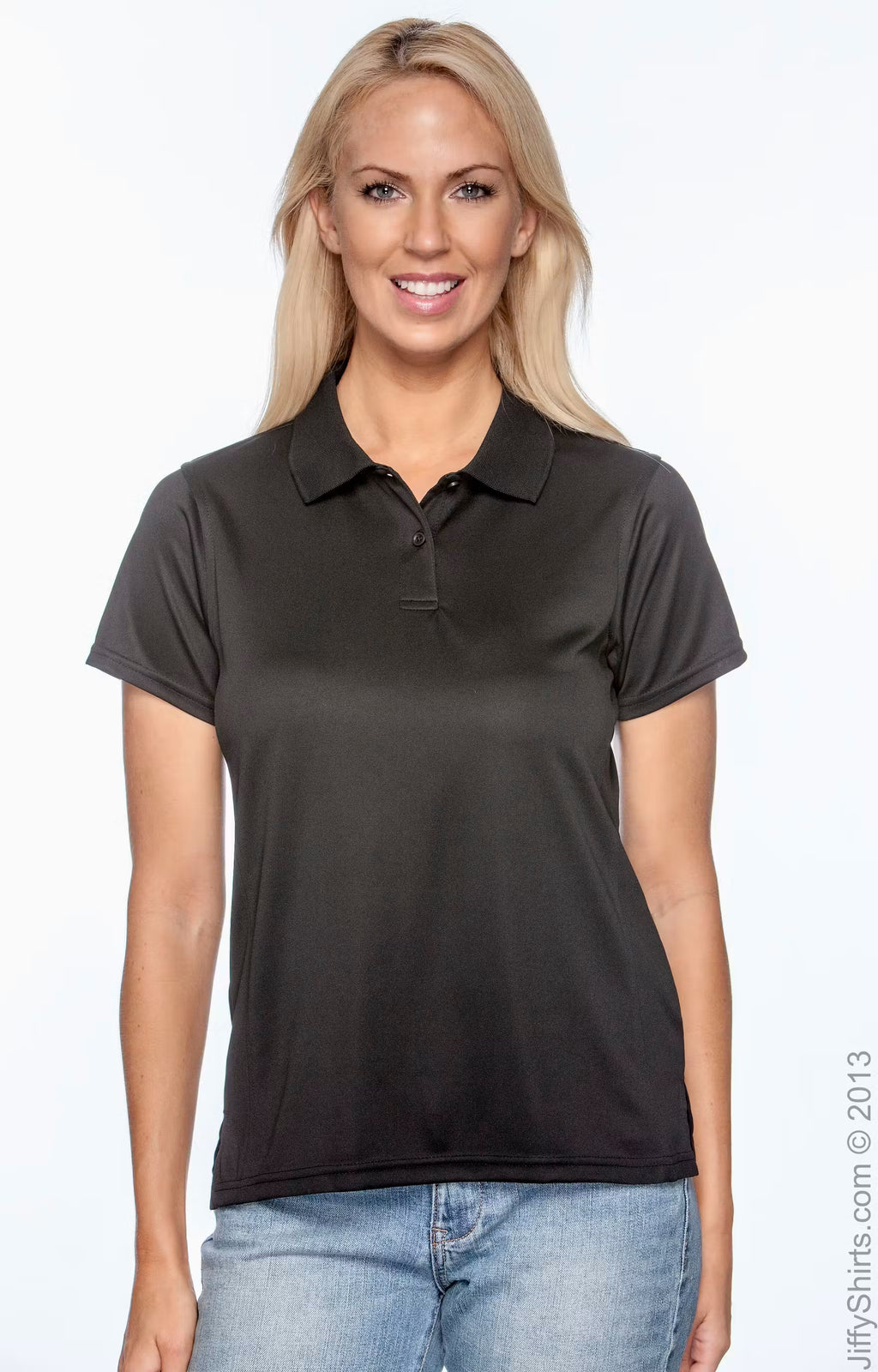 Harriton M315W - Women's Polytech Polo - Custom Logo - 4" LEFT CHEST EMBROIDERED (Copy) (Copy) (Copy)