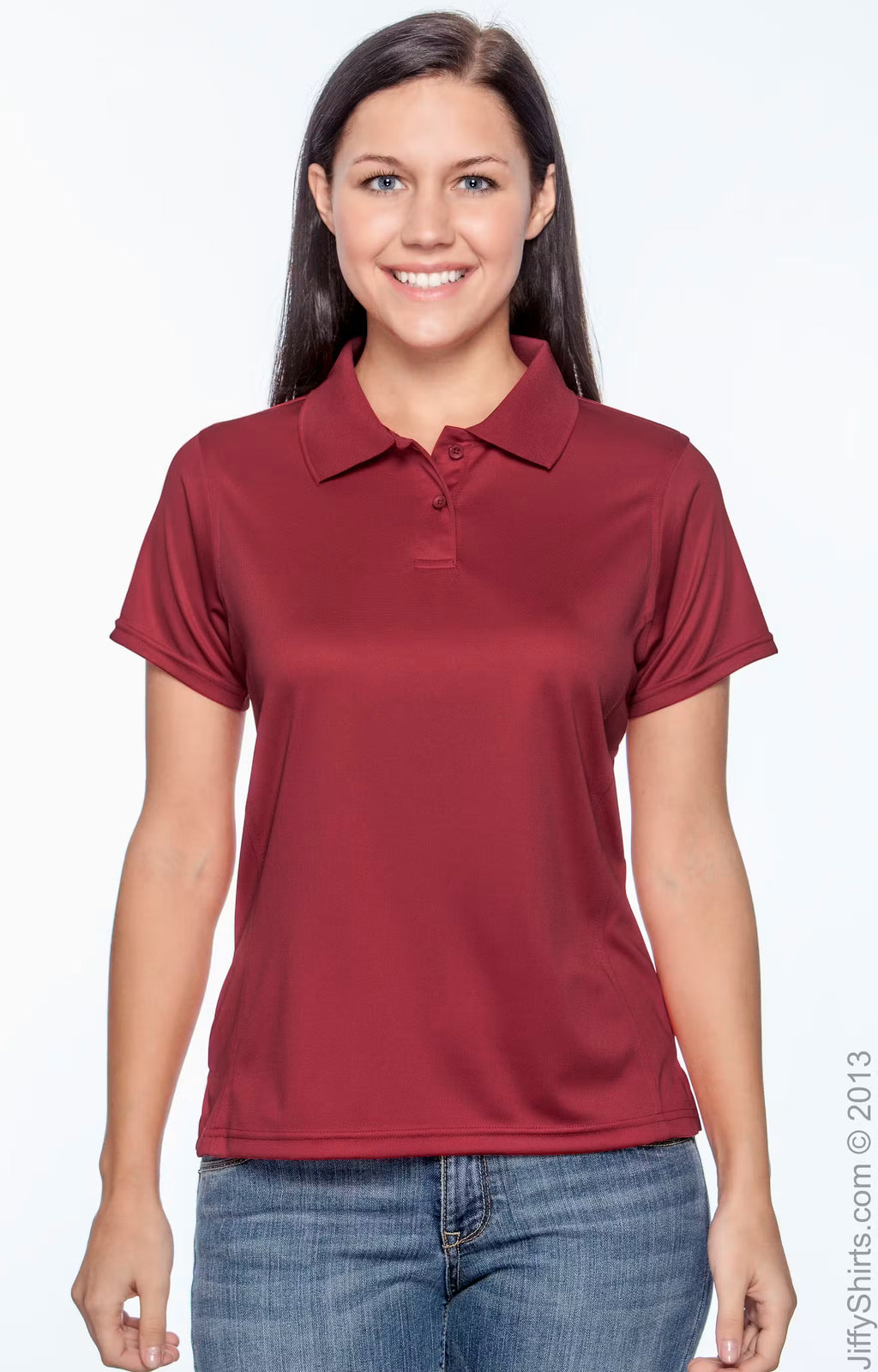 Harriton M315W - Women's Polytech Polo - Custom Logo - 4" LEFT CHEST EMBROIDERED (Copy) (Copy) (Copy)