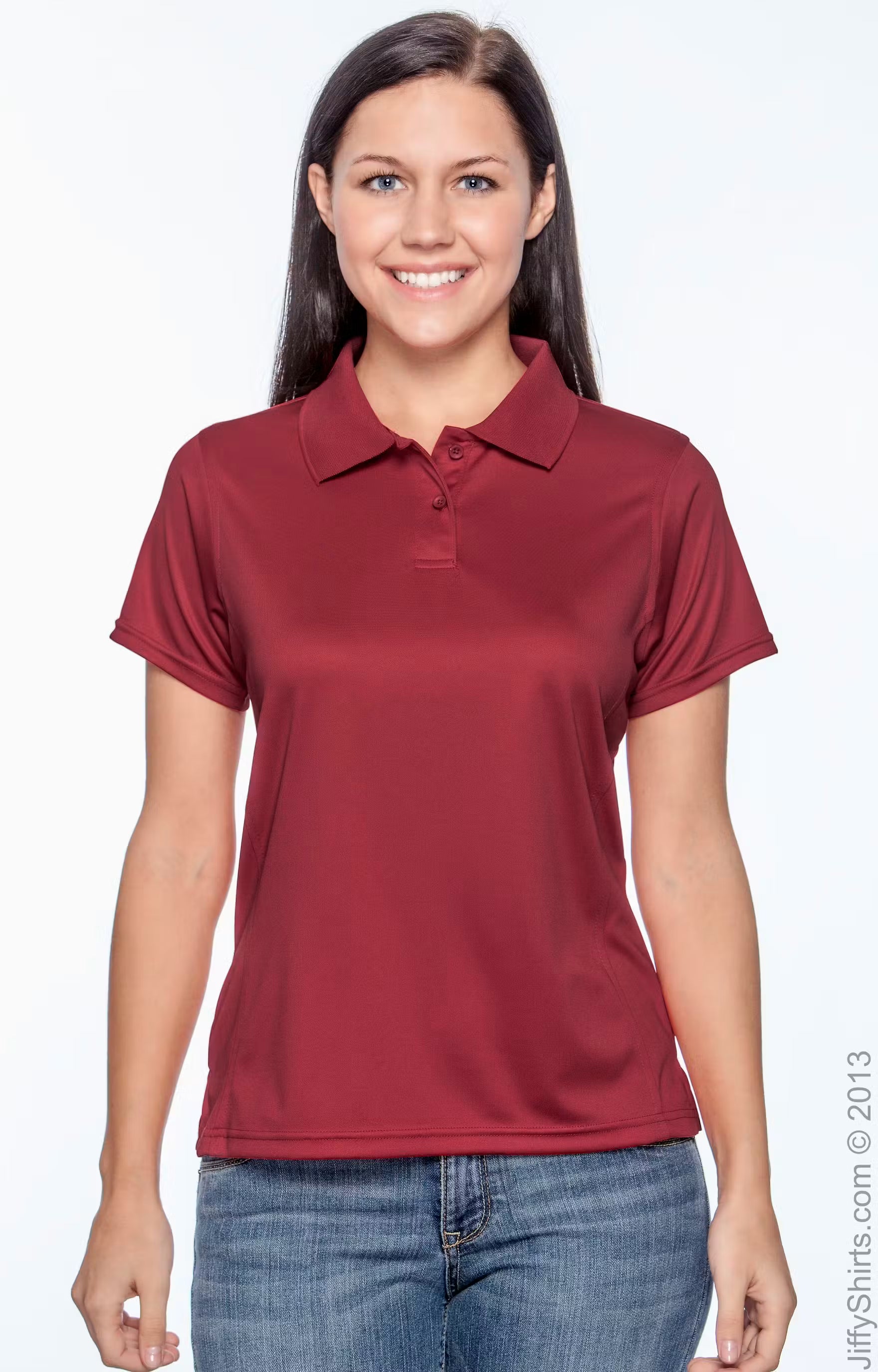 Harriton M315W - Women's Polytech Polo - Custom Logo - 4" LEFT CHEST EMBROIDERED (Copy) (Copy) (Copy)