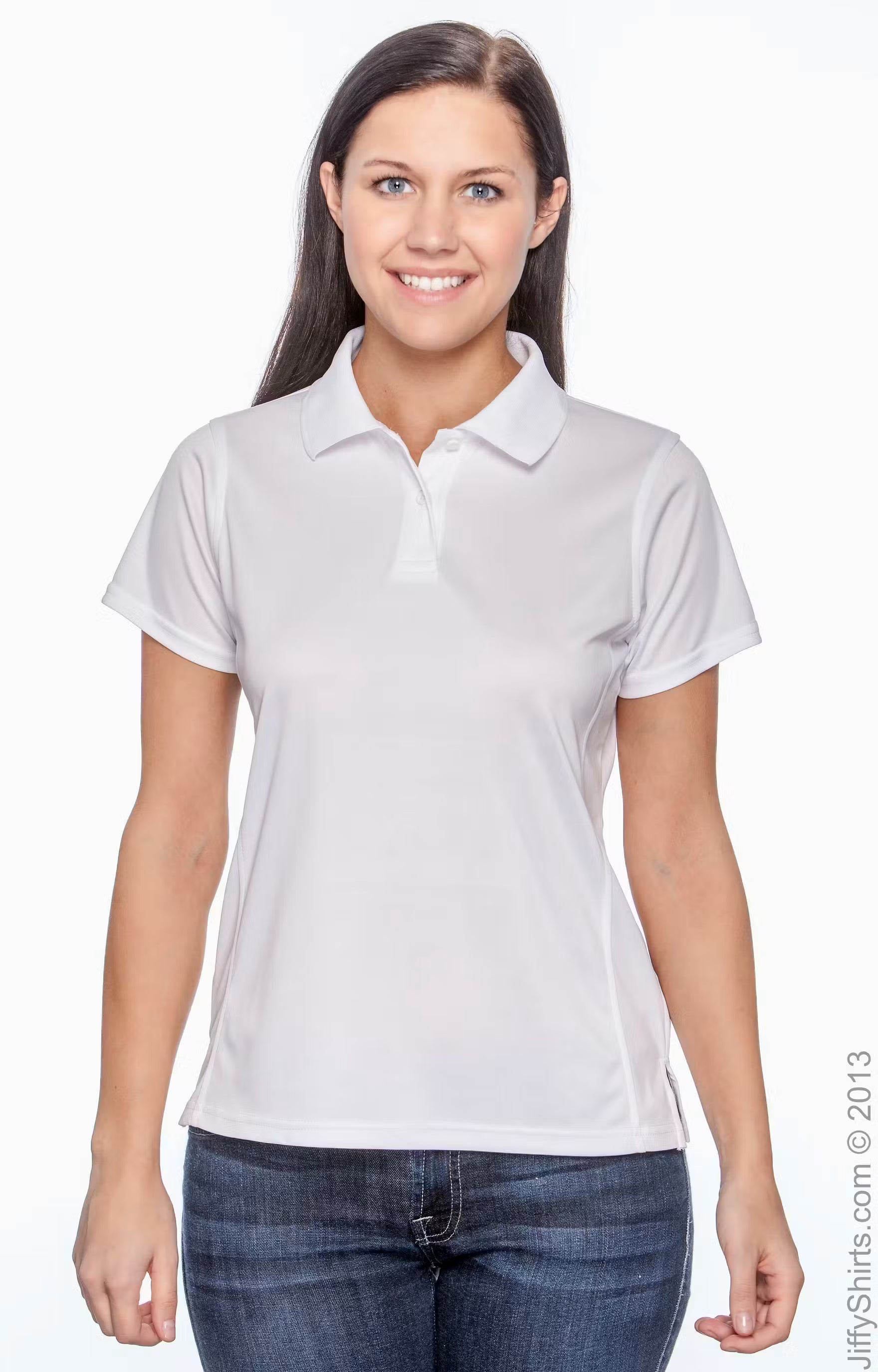 Harriton M315W - Women's Polytech Polo - Custom Logo - 4" LEFT CHEST EMBROIDERED (Copy) (Copy) (Copy)