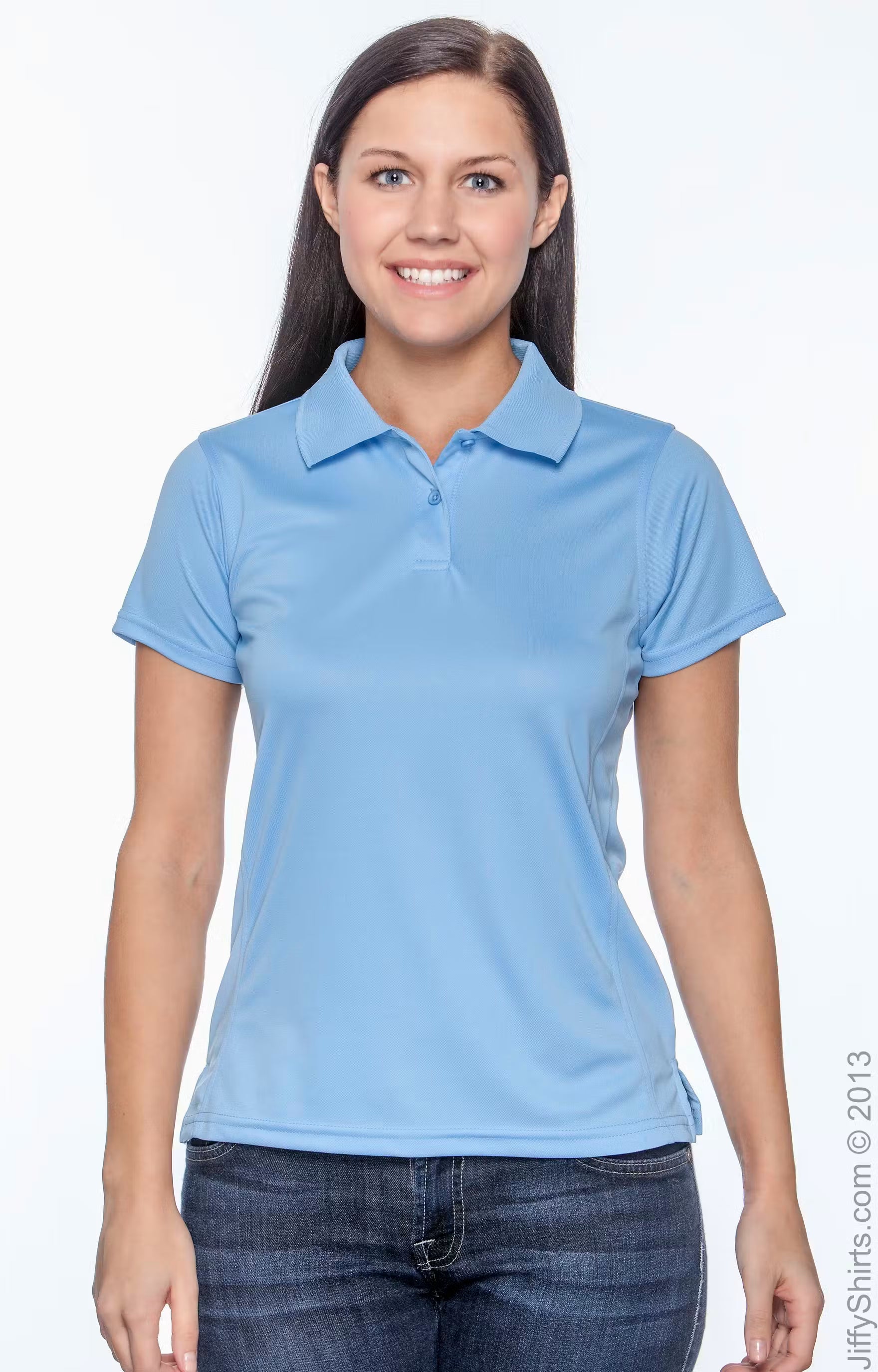 Harriton M315W - Women's Polytech Polo - Custom Logo - 4" LEFT CHEST EMBROIDERED (Copy) (Copy) (Copy)