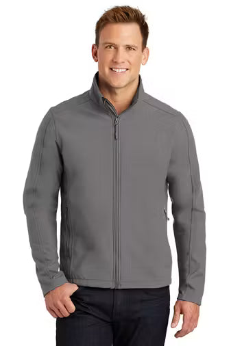 Port Authority J317 - Unisex Core Soft Shell Jacket - Custom Logo - 4" LEFT CHEST EMBROIDERY