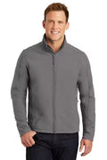 Port Authority J317 - Unisex Core Soft Shell Jacket - Custom Logo - 4" LEFT CHEST EMBROIDERY