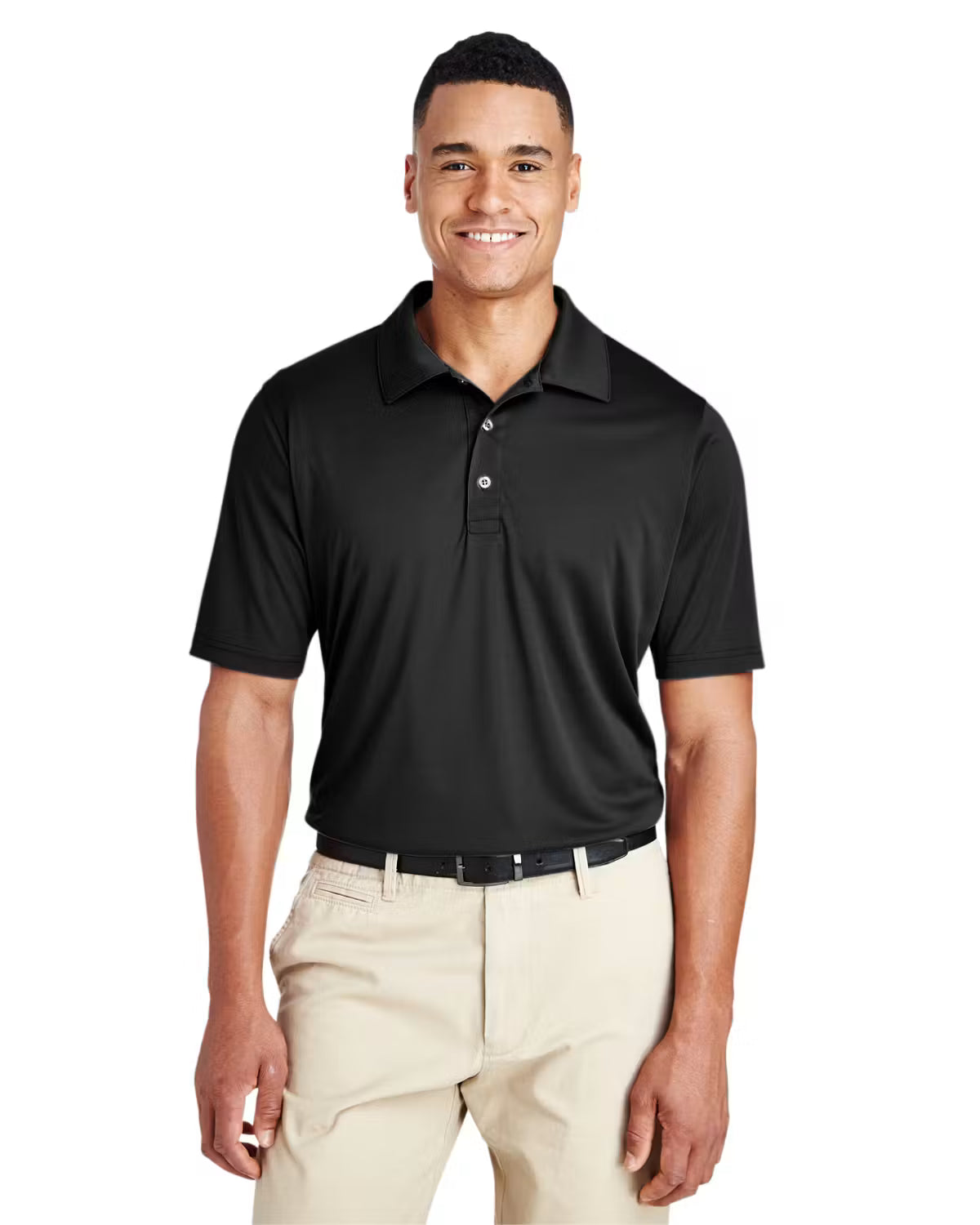 Team 365 TT51 - Men's Zone Performance Polo - Custom Logo - 4" LEFT CHEST EMBROIDERED (Copy)