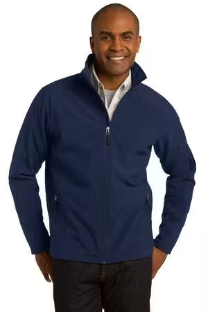 Port Authority J317 - Unisex Core Soft Shell Jacket - Custom Logo - 4" LEFT CHEST EMBROIDERY
