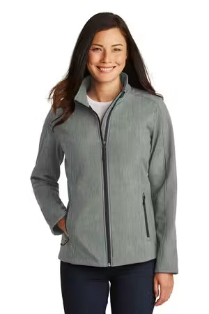 Port Authority L317 - Women's Core Soft Shell Jacket - Custom Logo - 4" LEFT CHEST EMBROIDERY