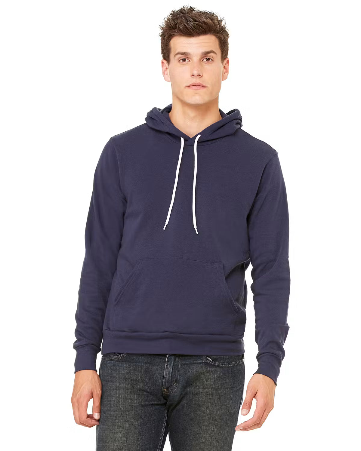 Bella Canvas 3719 - Unisex Sponge Fleece Pullover Hoodie - Custom Logo - 4" Left Chest Print