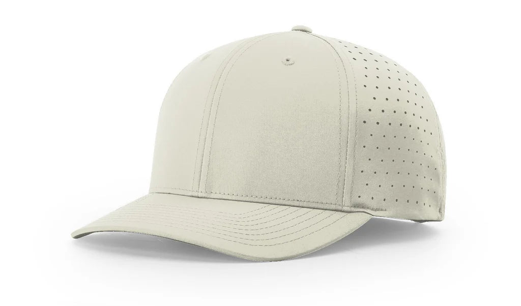 Richardson 632 Laser Perf R-Flex Adjustable Hat –  Oat Milk - Customized with Your Logo