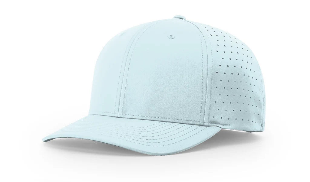 Richardson 632 Laser Perf R-Flex Adjustable Hat – Soft Blue- Customized with Your Logo