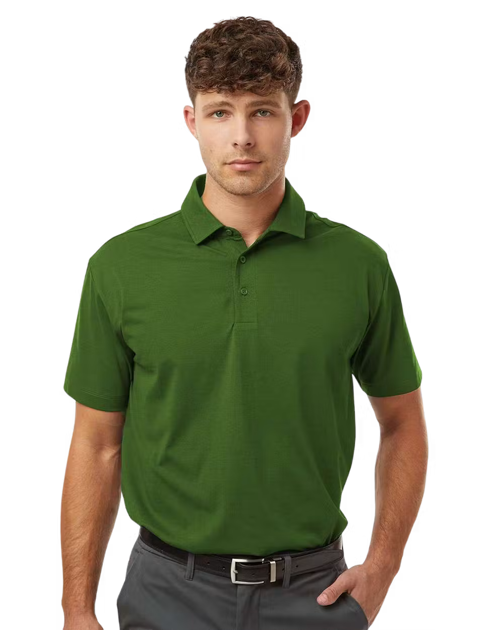 AllPro 41SP0 - Pro-Flex Sorona Stretch Polo - Custom Logo - 4" LEFT CHEST EMBROIDERED