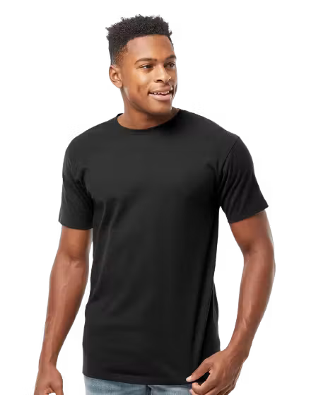 Tultex Unisex Heavyweight T-Shirt - Custom Logo - 4" Left Chest + Full Back Print