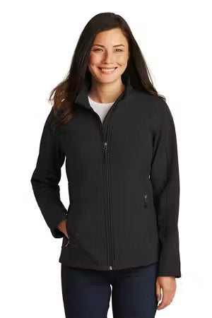 Port Authority L317 - Women's Core Soft Shell Jacket - Custom Logo - 4" LEFT CHEST EMBROIDERY