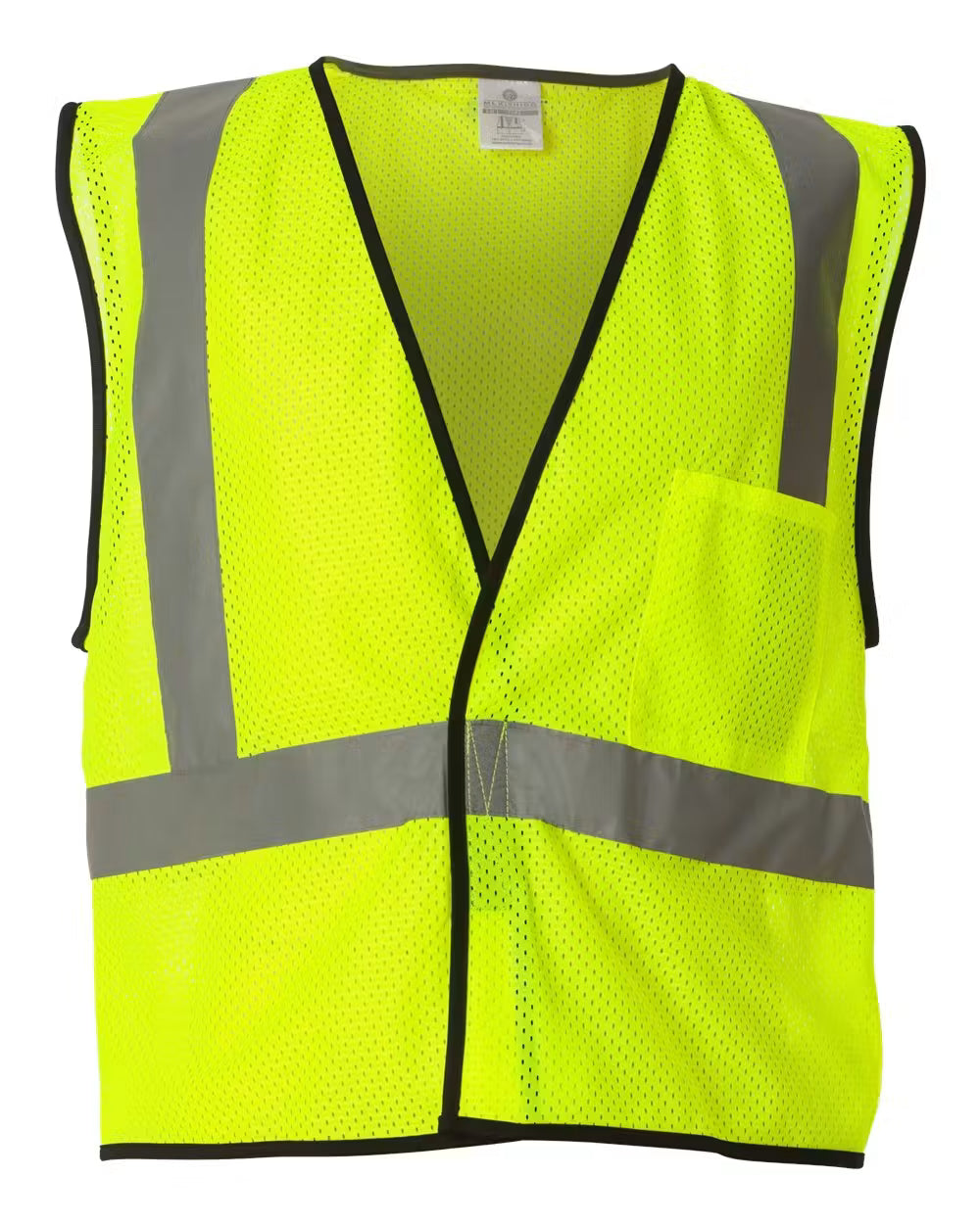 ML Kishigo 1193-1194 - Economy Mesh 1-Pocket Vest - Custom Logo - 4" LEFT CHEST PRINT