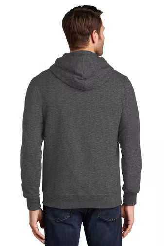 Port & Company PC850ZH - Unisex FF Fleece Full-Zip Hoodie - Custom Logo - 4" LEFT CHEST PRINT (Copy)