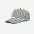Foremost 6526P - 5 Panel Laser Performance Rope Hat – Grey K106-22 - Customized with Your Logo