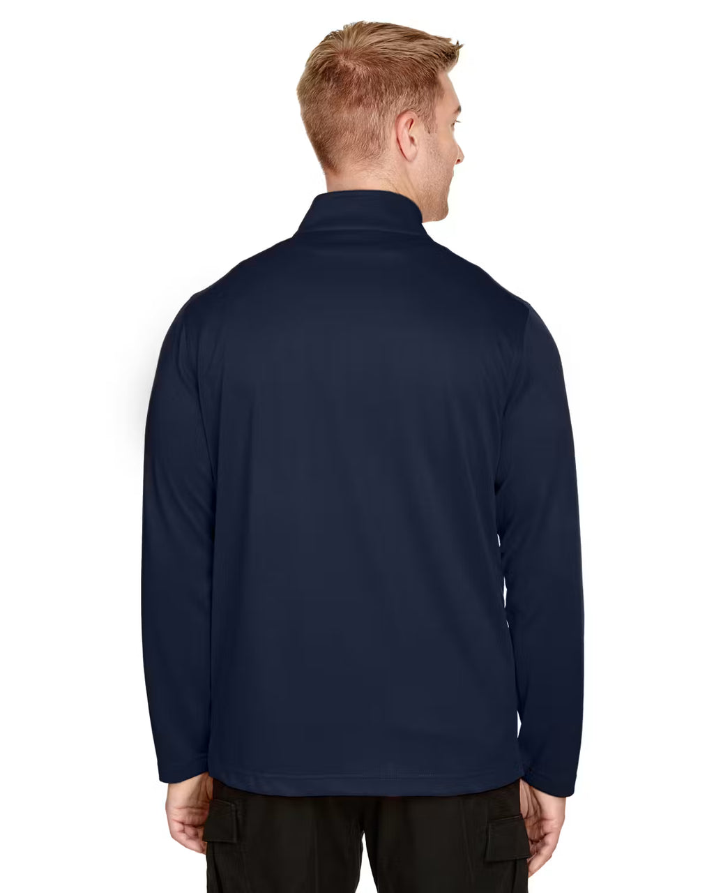 Harriton M748 - Men's Advantage Snag Protection Plus IL Quarter-Zip - Custom Logo - 4" LEFT CHEST PRINT