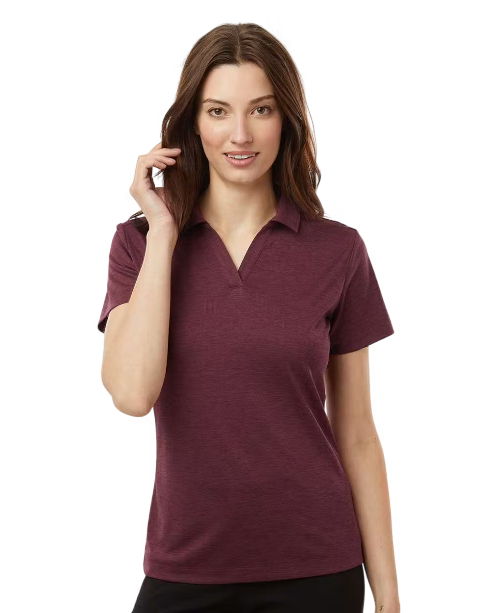 AllPro 4HM00L - Women's Performance Mélange Polo - Custom Logo - 4" LEFT CHEST EMBROIDERED (Copy)