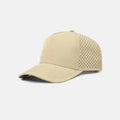 Foremost 6526 - 5 Panel Laser Performance Hat – Khaki - Customized with Your Logo
