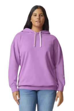 Comfort Colors 1467CC - Unisex Lighweight Cotton Hoodie - Custom Logo - 4" Left Chest Print