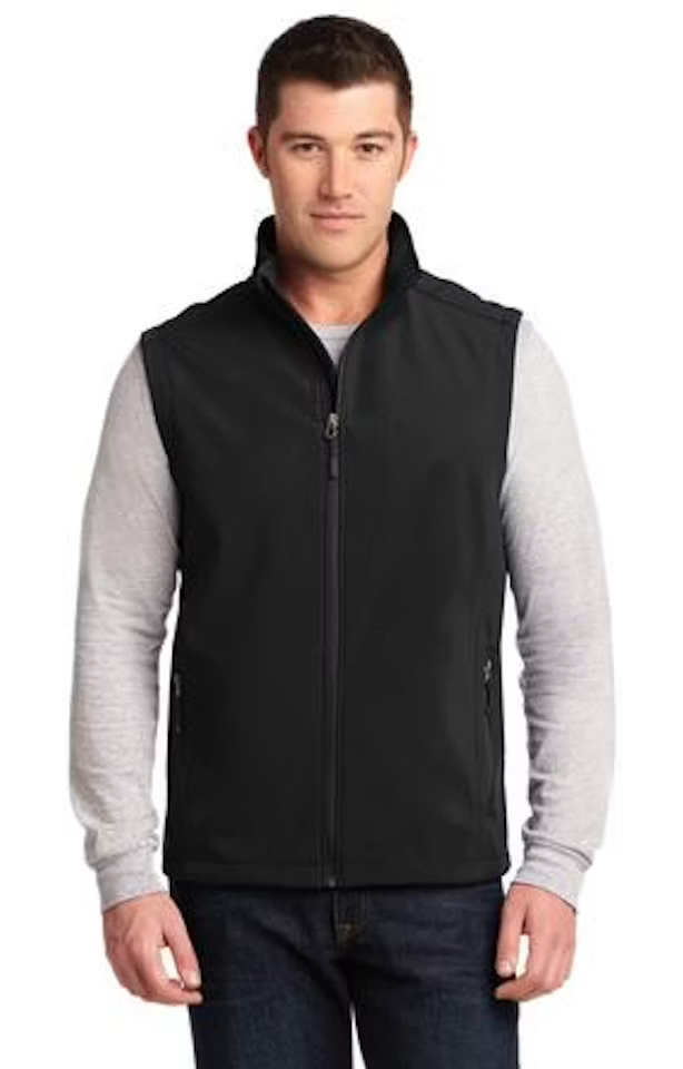 Port Authority J325 - Unisex Core Soft Shell Vest  - Custom Logo - 4" LEFT CHEST EMBROIDERY (Copy)