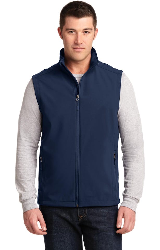 Port Authority J325 - Unisex Core Soft Shell Vest  - Custom Logo - 4" LEFT CHEST EMBROIDERY (Copy)