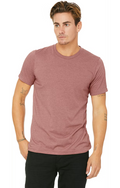 Bella Canvas 3001CVC - Unisex Heather Blend T-Shirt - Custom Logo - 4" Left Chest Print