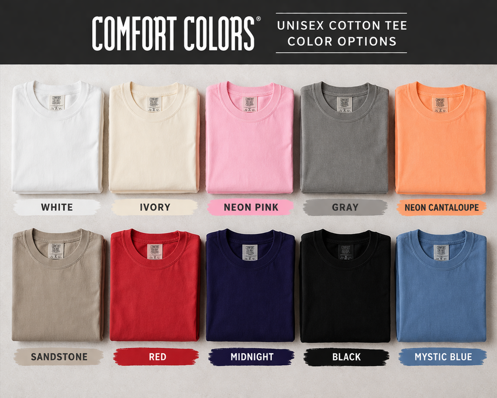 #1 Fan T-Shirt – Personalized (Comfort Colors Unisex Cotton)