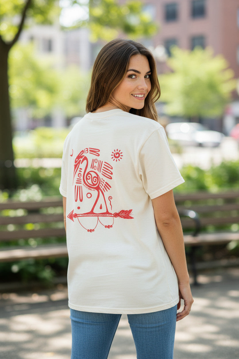 Bella Canvas 3001CVC - Unisex Heather Blend T-Shirt - Custom Logo - Full/Large Back Print