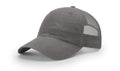 Richardson 111 Garment Washed Trucker Hat – Charcoal - Customized with Your Logo