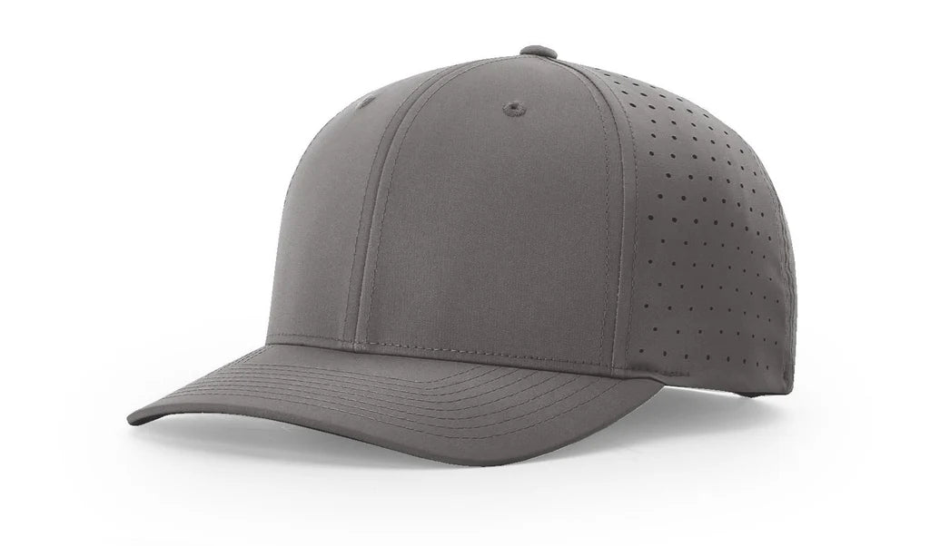 Richardson 632 Laser Perf R-Flex Adjustable Hat – Charcoal - Customized with Your Logo