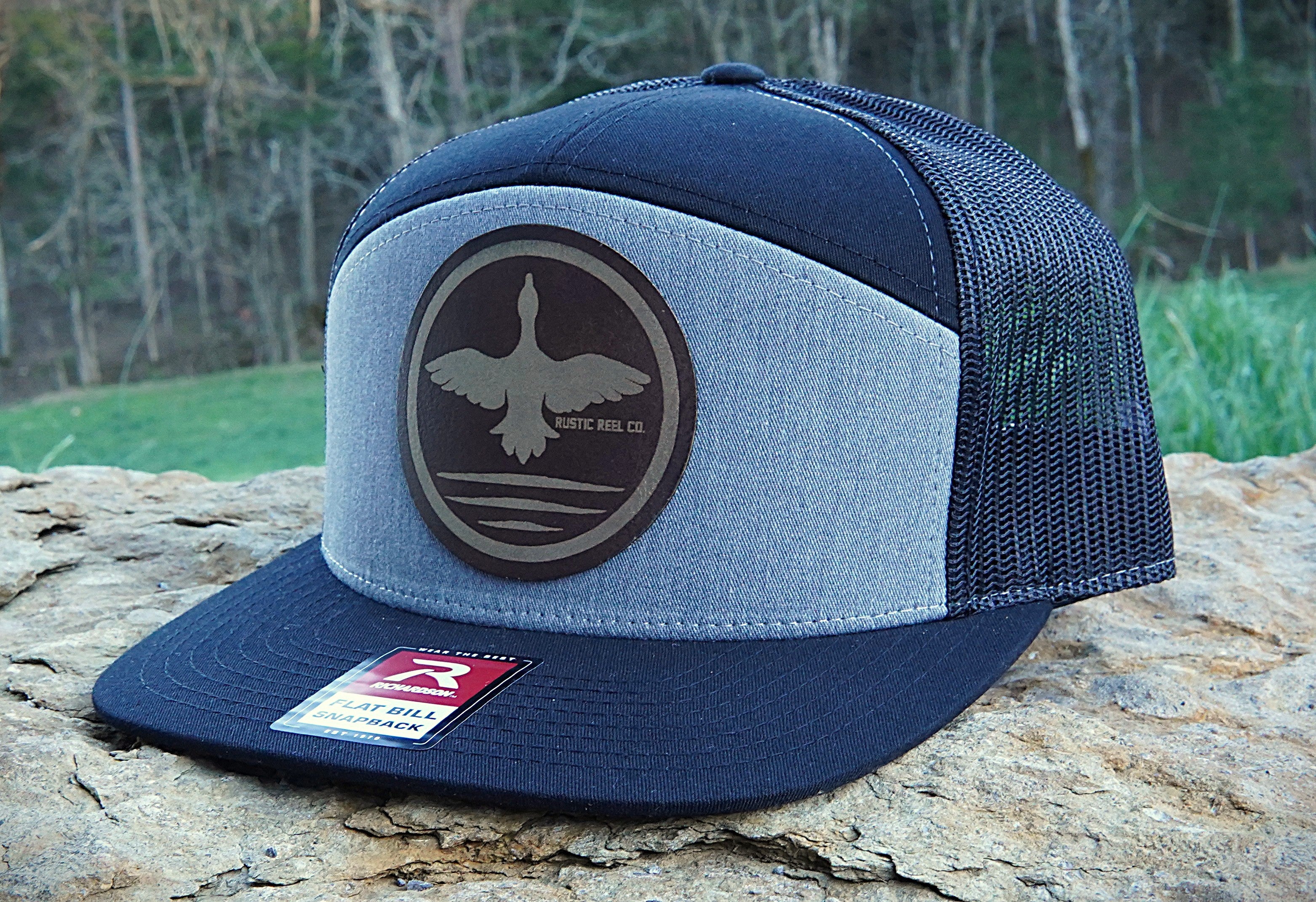 "Top Down Duck" Hat - Rustic Brown/Gold (Richardson 168)