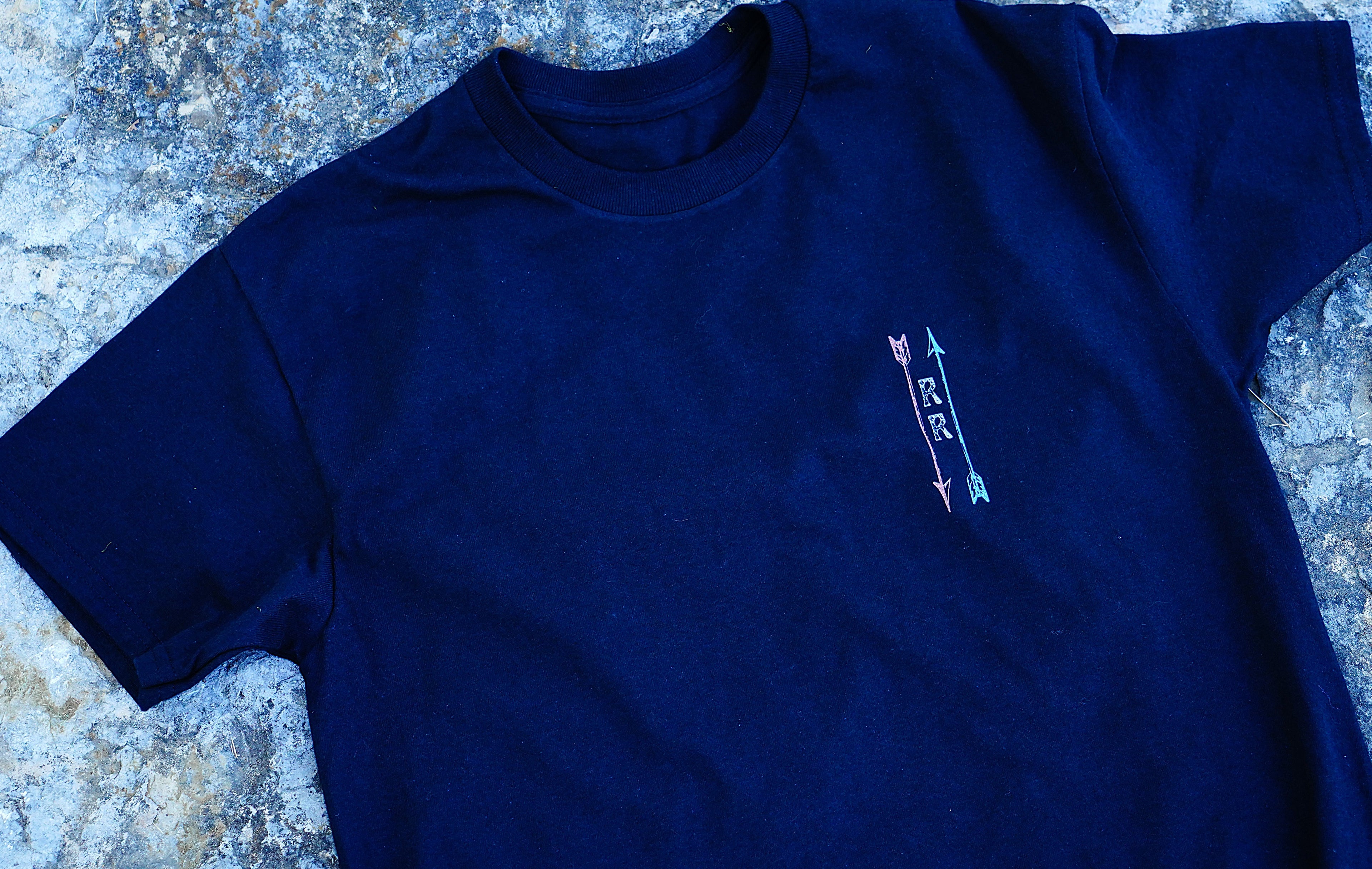 Gildan 5000 Heavy Cotton T-Shirt - Custom Logo - 4" Left Chest + Full Back Print