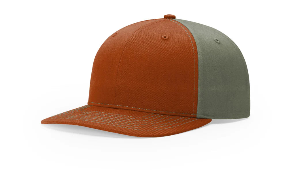 Richardson 312 Twill Back Trucker Hat – Dark Orange/Dark Loden - Customized with Your Logo