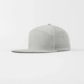 Foremost 6023 Perf Flat Bill Hat – Grey - Customized with Your Logo