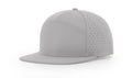 Richardson 169 Cannon Cap 7 Panel Performance Hat – Grey - Customized with Your Logo