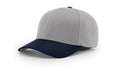 Richardson 585 Wool Blend R-Flex Hat (Flex Fitted) – Grey/Navy - Customized with Your Logo