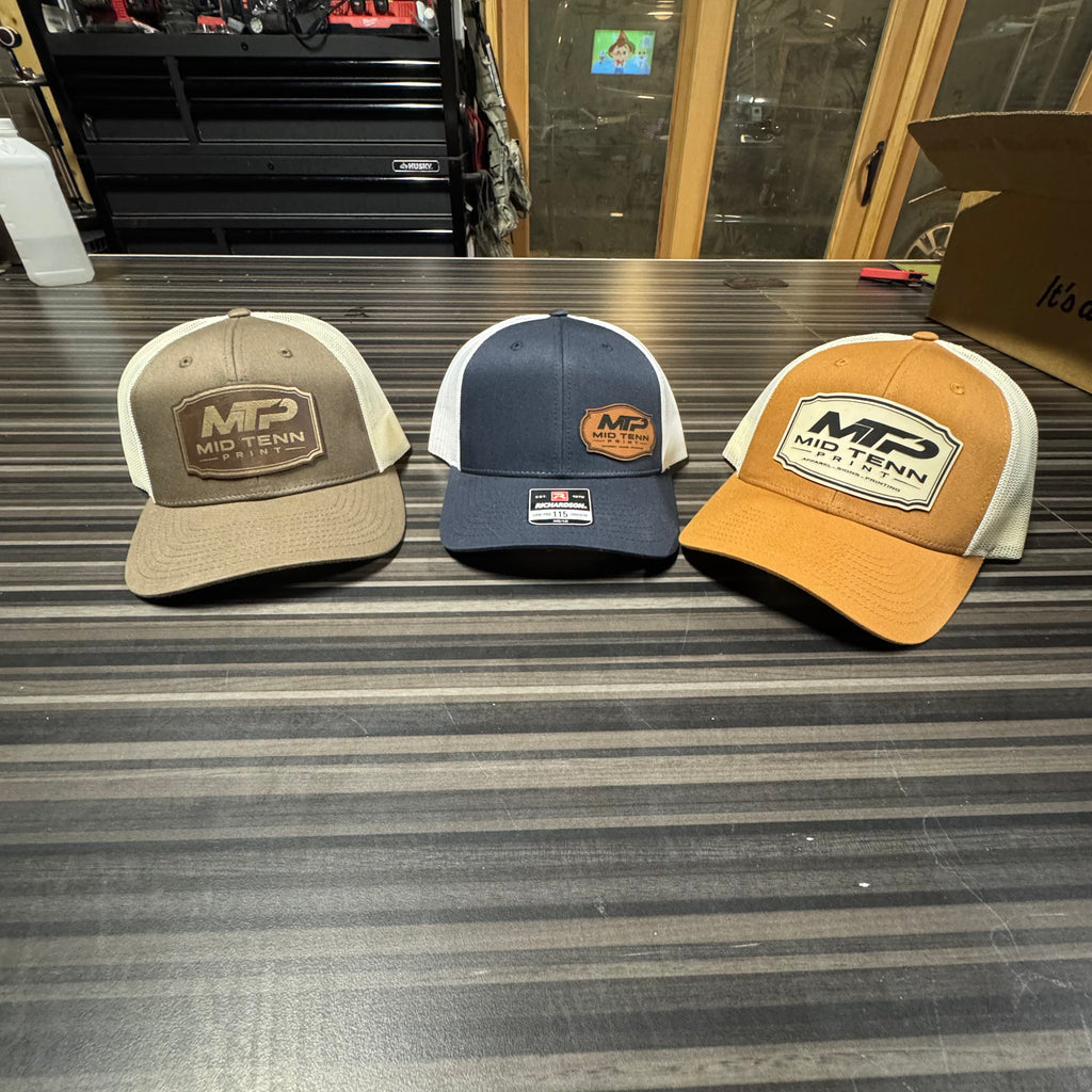 Richardson 115 Low Profile Trucker Hat – Caramel/Birch - Customized with Your Logo